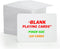 220PCS Poker Size Blank Playing Cards, Index Flash Cards, Study Learning Cards For DIY Game Card Writing Drawing Painting...