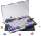 JOMKIZ Keycap Storage Box ABS Material New Upgraded High Transparent Full 104 Key Box for XDA Cherry SA OEM CSA Mechanical Keyboard Keycaps(Keycap...