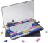 JOMKIZ Keycap Storage Box ABS Material New Upgraded High Transparent Full 104 Key Box for XDA Cherry SA OEM CSA Mechanical Keyboard Keycaps(Keycap...