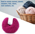 26g/Roll Soft Angora Mohair Yarn Wool Knitting Yarn for Clothes Scarves Sweater Shawl Hats and Craft Projects Include A Crochet(Dark red)......