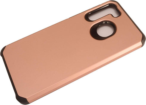 for Samsung Galaxy A21 (SM-A215) - Rubberized Phone Case - AH2 Rosegold...