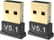 2 Pack Bluetooth 5.1 EDR USB Adapter for PC Receiver - Transmitter for Computer Desktop, Compatible with Laptop, Headset, Speaker, Keyboard, Mouse...