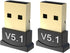 2 Pack Bluetooth 5.1 EDR USB Adapter for PC Receiver - Transmitter for Computer Desktop, Compatible with Laptop, Headset, Speaker, Keyboard, Mouse...