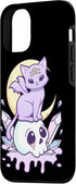 iPhone 13 Kawaii Pastel Goth Cute Creepy Witchy Cat and Skull Case...