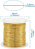 Pandahall 125 Feet Tarnish Resistant Copper Wire 26 Gauge Jewelry Beading Craft Wire for Jewelry Making (Golden)...