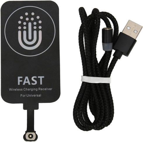 Charging Receiver, Universal Type C Receiver, Self Adhesive Sticker, Charging Adapter for All Type C Cellphones...
