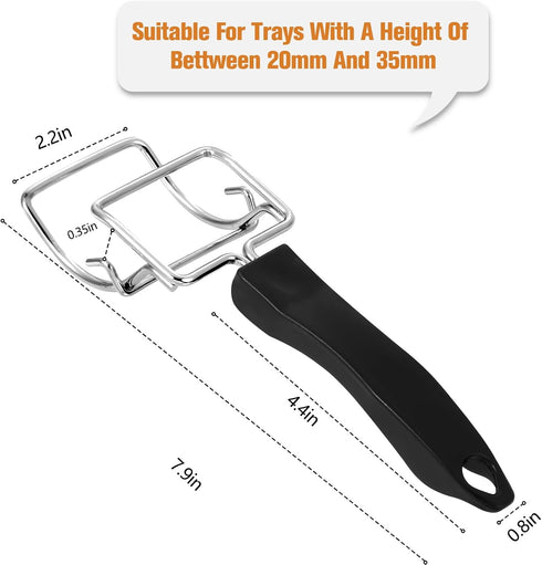 Dimber Tray Extractor for Air Fryer - Grills Extractor for Kitchen Oven - Each Holds Up to 10 lbs - Oven Rack Puller - Air Fryer Accessories - Tra...