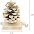 HomArt Stocking Holder Pinecone - Cast Iron...