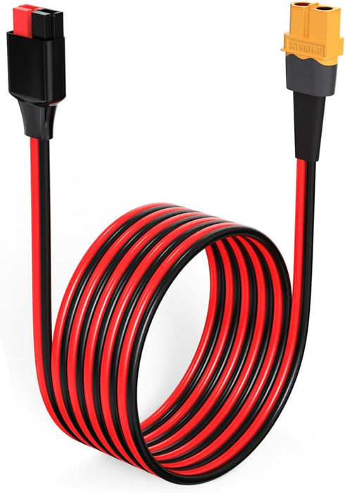 XT60 to Anderson Adapter,12AWG XT60 Female to Anderson Connector Cable for RC Battery Solar Portable Power Power Station and Solar Panel(6FT)...