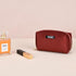 Small make up bags, Travel accessories for women,Wine red makeup bag travel cosmetic bag ?Women bagsmart compact makeup bag...