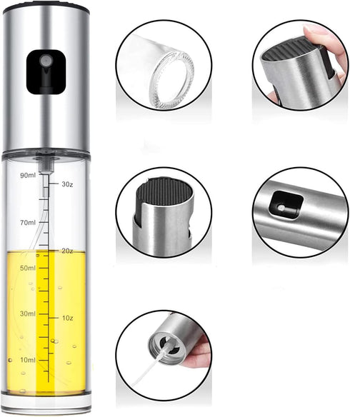 Oil Sprayer for Cooking,100ml Olive Oil Spritzer,Oil Sprayer for Air Fryer, Salad,BBQ,Roasting...
