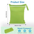 Angel Love Baby Cloth Diaper Wet/Dry Bags, 2 Pack With Two Zippered Pockets, Waterproof Washable Reusable for Travel, Beach, Pool, Gym, Swimsuits ...