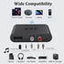 NFC Enabled Bluetooth Audio Receiver, Bluetooth 5.2 Wireless Audio Adapter for Home Stereo/Car Stereo/AV Receiver/Headphone/Speaker, Handsfree Cal...