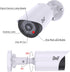 BNT Dummy Fake Security Camera, with One Red LED Light at Night, for Home and Businesses Security Indoor/Outdoor (2 Pack, White)...