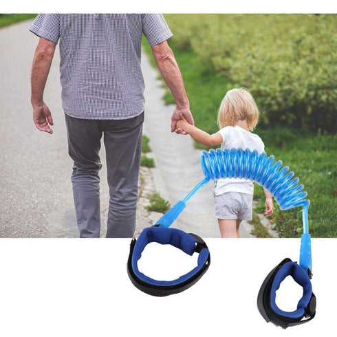 Anti Lost Wrist Link, Kids Anti lost Rope Elastic Adult Children Wristband Safety Link Walking Harness Rope for Toddlers Babies(Blue)...