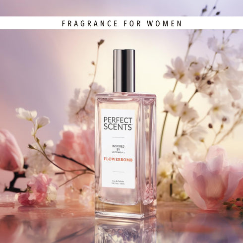 Fragrances | Inspired by V&R’s Flowerbomb | Women’s Eau de Toile?e | Vegan, Paraben, Phthalate Free | Never Tested on Animals | 3.4 Fl Oz...