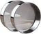 2 pack (60/40 Mesh) Professional 6/8/9.5 Inch, Round Flour Sifter for Baking - Flour Sieve Fine Mesh - Premium Rustproof Stainless Steel (8" (20 C...