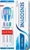 Pack of 3 Sensodyne Sensitive Toothbrush Bundle with 1 Fresh Gel Toothpaste 150g (5.28 oz)...