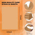 25 Sheets Brown Craft Cardstock Thick Paper Card Stock 250gsm Printer Paper for Invitations,Stationary Printing, Scrapbook, Menus, Wedding, DIY Ca...