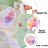 Cheriswelry 110pcs Crystal AB Acrylic Star Heart Beads Mixed Colorful Plastic Heart Star Loose Pony Beads Spacers for DIY Rainbow Bracelet Keychai...