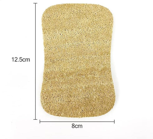 Natural Waist Shape Organic Cellulose Loofah Pad Kitchen Cleaning Dish Loofah Sponge Pad (5, 4.75x3.15)...