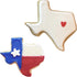 State of Texas Cookie Cutters 2-Pc. Set Made in the USA by Ann Clark, Large and Regular...