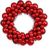 Vickerman 12" Red Colored Ball Wreath...