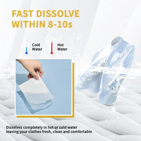 Laundry Detergent Sheets - 40 Detergent Sheeets -80 Loads -Concentrated Liquidless Laundry Soap - No Plastic Jug - Travel Laundry Kit - Dorm Room ...