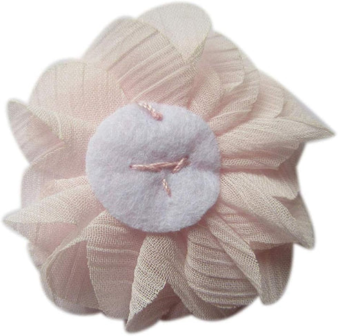 YYCRAFT Pack of 20 Pieces Chiffon 2" Flower Rhinestone for Craft Projects-Baby Pink...