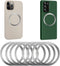 Metal Sticker 360, 8 Pack Magnetic Ring for Upgrade Phone, Case, Accessories, iPad and Kindle, Universal Wireless Charging Conversion Kit for Cell...