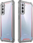 i-Blason Ares Series Case Designed for Galaxy S21 Plus 5G (2021 Release), Rugged Clear Bumper Case Without Built-in Screen Protector (Pink)...