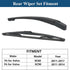 Rear Windshield Wipers Blade Arm Set for VOLVO XC60 2011-2017 / Volvo XC90 2011-2014 Back Glass Wiper Arm Blade Replacements All Seasons Fit, Repl...