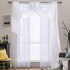 MIULEE Sheer Window Scarf Valance Extra Long Topper Window Treatment Elegant Curtain Scarves Luxury Swag Curtain Drapes for Party Wedding Arch Cer...