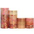 YUBBAEX Splendid Gold Washi Tape Set Embroidery Pattern Foil Decorative Tapes for Arts, DIY Crafts, Journal Supplies, Planners, Scrapbook, Gift Wr...