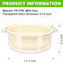 Kitchen Colanders Bowl Set 2 in 1 Fruit Vegetable Washing Food Strainers, Large Plastic Double Layered Strainer Basket for Pasta, Spaghetti, Berry...