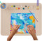 Silicone Painting Mat with Cup and Palette Removable, 20"X16" Thick Silicone Art Mat for Craft with Raised Edge, Artist Creator Mat Silicone for R...