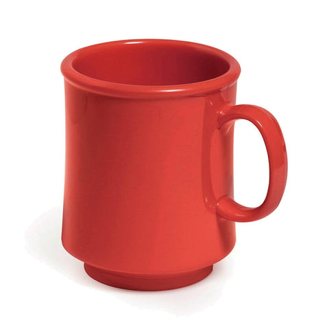 G.E.T. TM-1308-CR Cranberry 8 oz. Tritan Plastic Stacking Mugs (Pack of 4)...