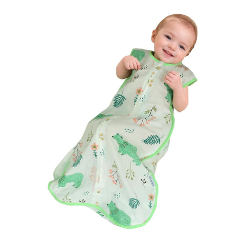 Baby Sleeping Sack Muslin Cotton, Soft Wearable Blanket for Summer, 0.5 Tog Sleeveless Sleep Sack for Newborns (0-3M), 6-12M, 0-12 Months, Lightwe...