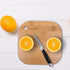 Home Mini Cutting Board Small Fruit Cutting Board Solid Bamboo Wood Board for Baby Infant dormitory?Set of 2...