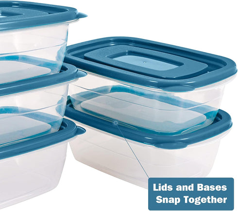 5PCS Small Food Storage Containers,Freezer Microwave safe,Food Container Sets,BPA Free Plastic Meal Prep Containers & Kitchen Set,Lunch Containers...
