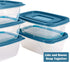 5PCS Small Food Storage Containers,Freezer Microwave safe,Food Container Sets,BPA Free Plastic Meal Prep Containers & Kitchen Set,Lunch Containers...
