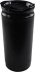 Iconikal Insulated Coffee Tumbler with Built-In French Press - 16 oz Black On-the-Go Coffee Maker - Brewer and Insulated Travel Mug with Closable ...