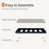 Instant Dry Sink Caddy Organizers, Sponge Holder for Kitchen Sink Counter, Water Absorbing Stone Drying Mat Rack, Soap Dish for Bathroom Counterto...