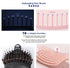 Detangling Hair Brush, 2 Pcs Curved Vent Hair Brush For Blow Drying For Thick,Curly,Long Hair, Wet Brush Detangler Quickly Detangles and Smooths h...