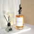 Mouthwash Dispenser for Bathroom, Clear Glass Mouth Wash Container with Stainless Steel Pour Spout, Refillable Mouthwash Bottle with Waterproof La...