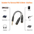 Tisino 6.35mm (1/4 inch) Jack Splitter Cable, 20cm (8 inches), Headphone Splitter Cable, Splitter, Stereo Male to Dual Stereo Female Jack, Compati...