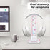 CamyCosy Headphone Stand Gaming Headset Holder for Desk,Clear Tulip Flowers Pattern Cellphone Stand Earphone Stand Desk Accessories for All Headph...
