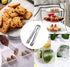20 Pack of Set Plastic Buffet Serving Tongs Mini Serving Utensil Tongs Appetizers Tongs and Plastic Kitchen Scoops Clear Ice Scoop Buffet Scoop fo...