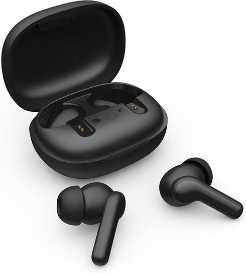True Wireless Earbuds, Bluetooth 5.1 Active Noise Cancelling Headphones, Sliding Design Charging Case 500mAh, IPX4 Waterproof, Deep Bass Built-in ...