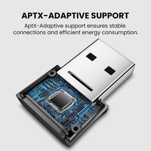 Avantree DG80 - Bluetooth 5.3 Adapter for PS5 & Gaming Consoles with Low Latency & aptX-Adaptive, Wireless Audio Transmitter for Headphones & Earb...
